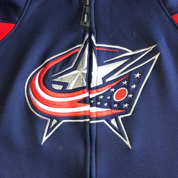 Columbus Blue Jackets Full Zip Sweatshirt - Picture 2 of 5